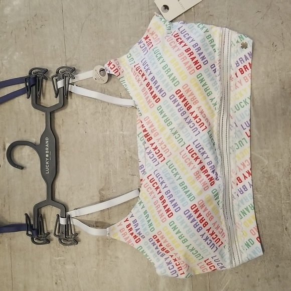 💕LUCKY BRAND💕 Logo Bralettes (2 Pk) XL NWT - Picture 3 of 9